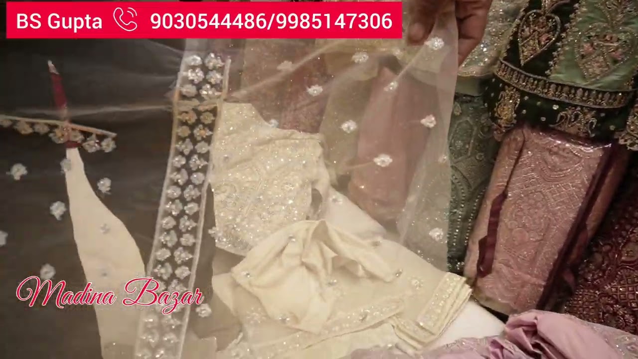 Ramzaan Aur Shaadi walima Lehanga Behtareen Collection Wholesale Price Me BS GUPTA PATEL MARKET Hyd