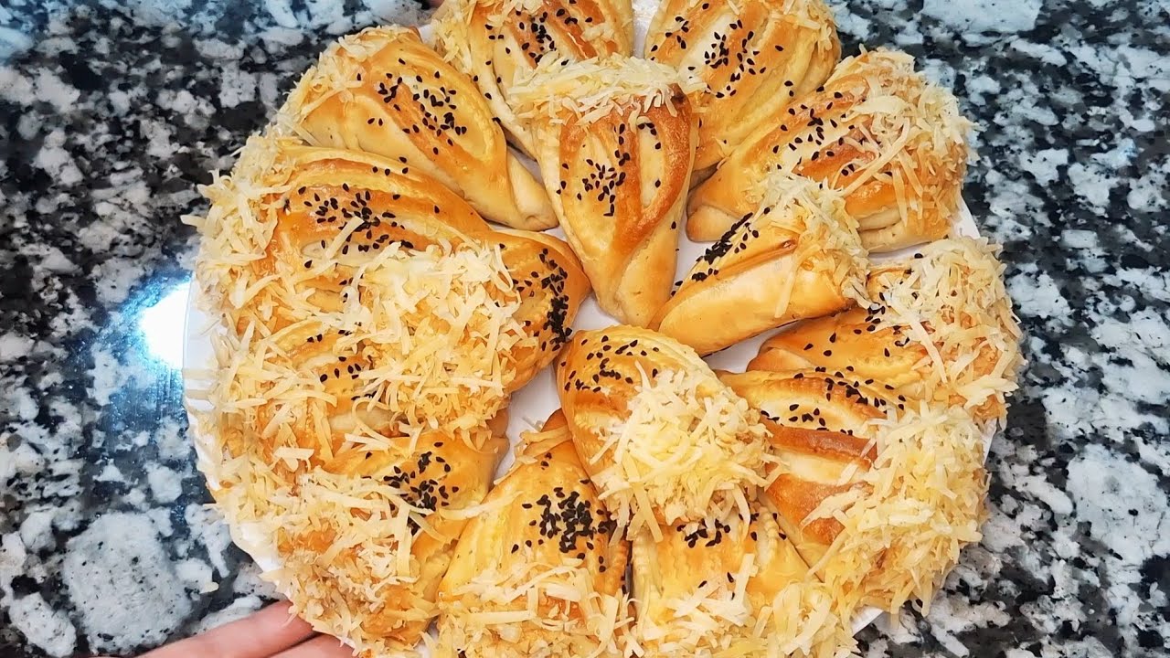 مملحات رمضان 2026 فطائر بدون إختمار بعجينة سحرية وحشوة لذيذة 😋 سهلة التحضير 