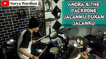 Andra & The Backbone - Jalanmu bukan Jalanku | DRUM COVER #andrathebackbone #drumcover