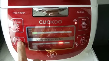 Hướng dẫn sử dụng nồi cơm điện cuckoo CRP G1050M