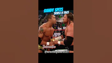 Randy Orton spits on Triple H face raw 2004 | evolution turns on Randy Orton #wwe #shorts #ytshorts