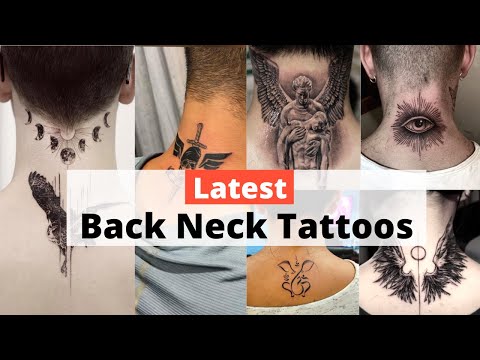 Latest neck tattoo designs | Neck tattoos for men | Back neck tattoo designs - Lets style buddy