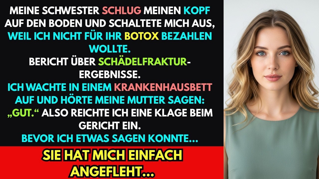 Meine Schwester schlug mich bewusstlos, weil ich kein Geld für Kosmetik gab – Mama sagte: ‚Gut so.‘