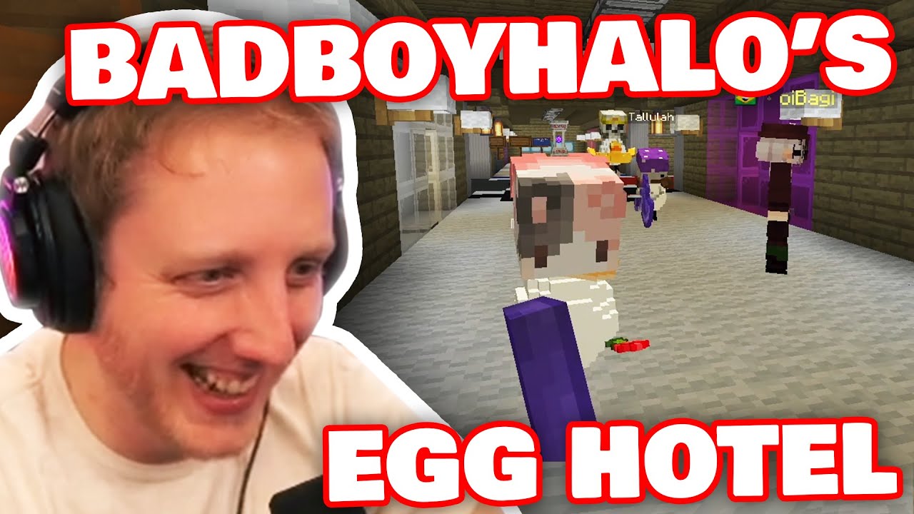 Philza Visits BadBoyHalo's New Egg Hotel While Richarlyson Trolls Him! QSMP