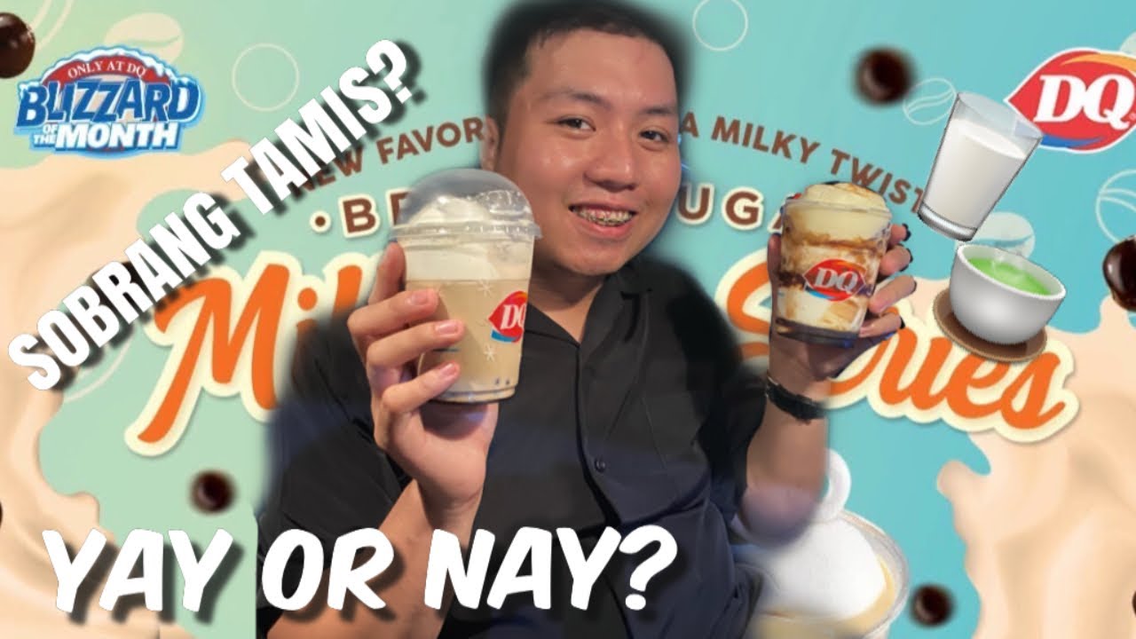 Dairy Queen's Milk Tea Series Taste Test TTT ep. 29 YouTube