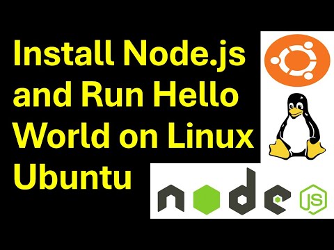 How to Install Node.js and Run Hello World on Linux Ubuntu