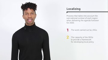 UCLG Mooc: 1. Introduction Localizing the SDGs