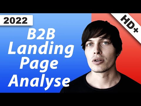 B2B Landing Page Analyse (echtes Beispiel)