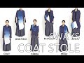 ［着るアートストール］1枚で6着分変化 コートストール COTTON（登録意匠）Magic clothe 6ways to wear COAT/STOLE [Registered Design]