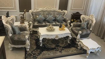 Vẻ đẹp hoàn hảo của sofa tân cổ điển trong không gian phòng khách sang trọng