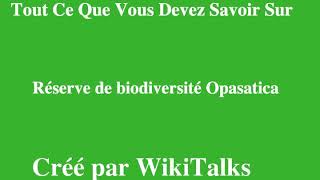 Réserve de biodiversité Opasatica