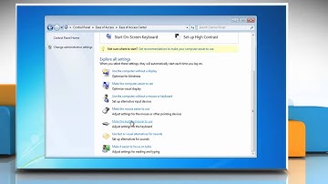 How to Turn Filter Keys on and off in Windows® 7