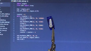 pigpioの関数”.hardware_PWM”でサーボモーターを回す 2018年10月4日