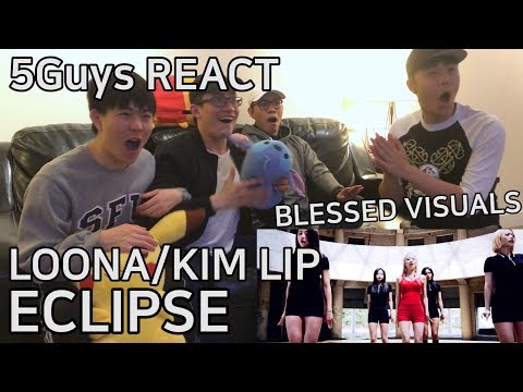 [HOT AF] LOOΠΔ/Kim Lip (이달의 소녀/김립) - Eclipse (5Guys MV REACT)