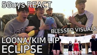 [HOT AF] LOOΠΔ/Kim Lip (이달의 소녀/김립) - Eclipse (5Guys MV REACT)