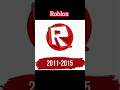Roblox logo evolution #logoevolution #subscribe #roblox #comment