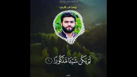 سورة الإنسان للقارئ بيشوا قادر الكردي