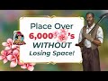 How to Get 6,000+ 🌸's without losing ANY space in June's Journey!
