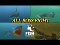 DEFEATING ALL BOSS & TRYING THEM OUT! | Feed and Grow: Fish