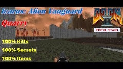 DOOM 2: ICARUS: ALIEN VANGUARD - MAP03: Quarry (UV-Max, Pistol Start, No Saves!)