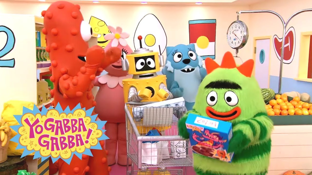 Shopping  Restaurant  Double Episode  Yo Gabba Gabba Ep 407  410  HD Full Episodes  Kids Show