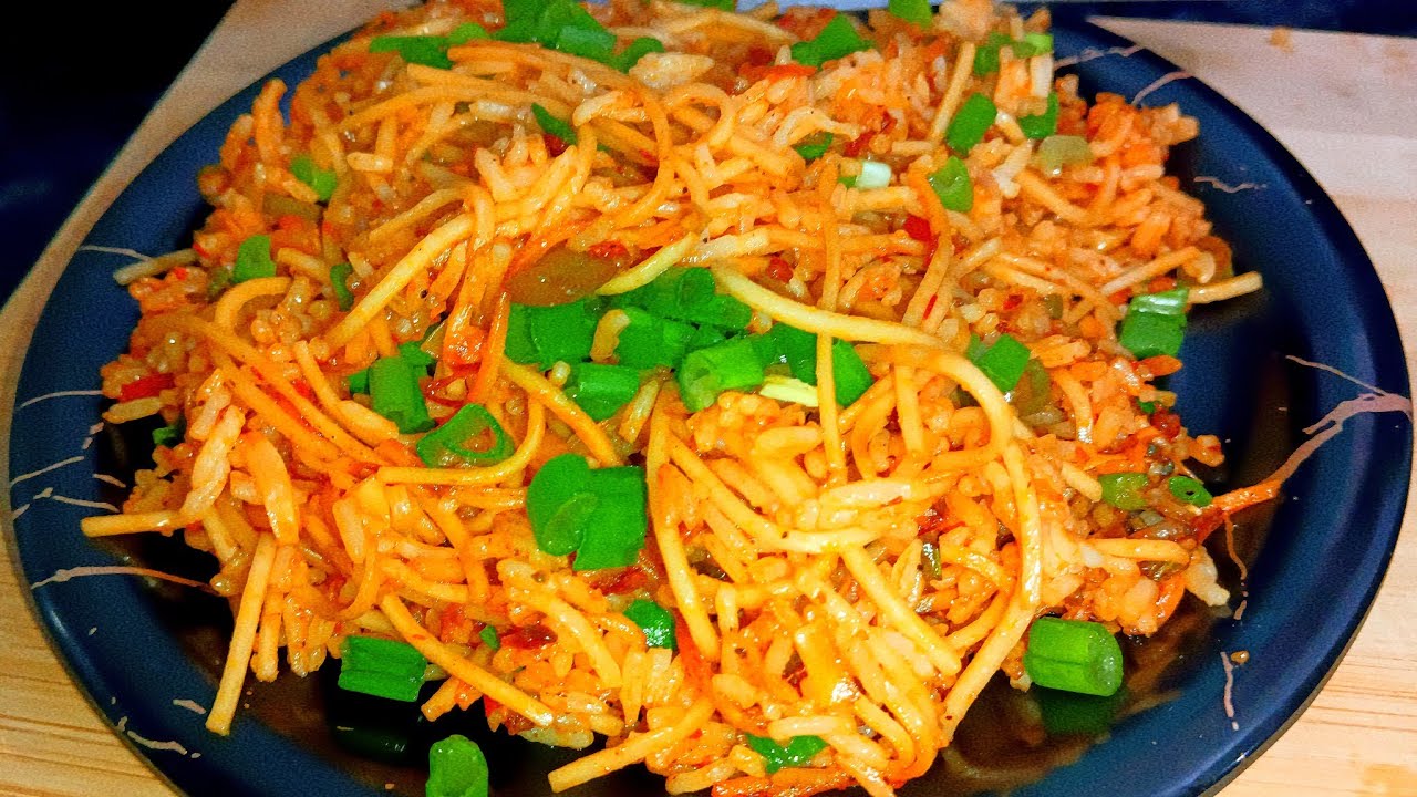How to Make Delicious Schezwan Triple Rice at Home - YouTube