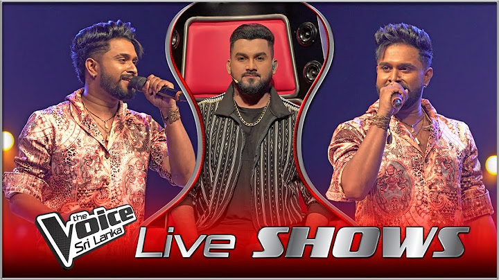 Madushanka Bandara | Wessanthara Biso(වෙස්සන්තර බිසෝ) |Team Supun | Live Shows | The Voice Sri Lanka