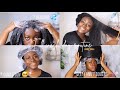 FULL HEALTHY WASH DAY ROUTINE LOW POROSITY TYPE 4 NATURAL HAIR