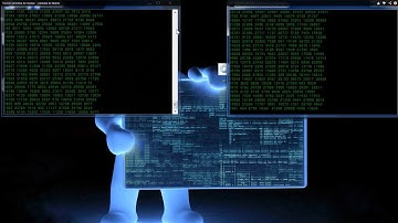 Trucos sencillos de hacker  - pantalla de Matrix V1