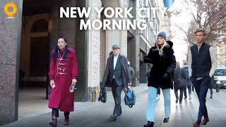 Morning Walk in Midtown Manhattan - New York City [4K]