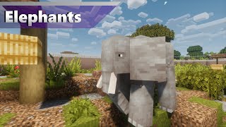 Elephants | Alex's Mobs Zoo (Minecraft 1.16 Zoo) screenshot 3