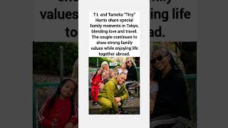 T.I. &amp; Tiny Enjoy Family Time in Tokyo #TI #TinyHarris #shorts