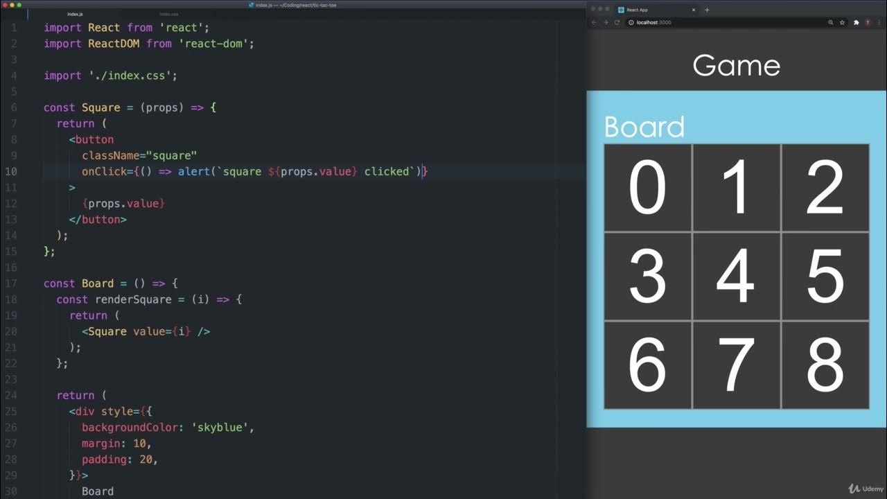 React Project Tutorial: Build Responsive Web App Tic Tac Toe Game Part ...