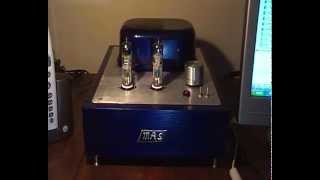 amplificatore valvolare single ended MAS 4w stereo pcl86