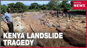 Kenyan landslide death toll rises to 26 as flash floods hamper search for survivors