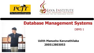 Database Task 41 | 1st Year | Semester 01 | Java Institute |
