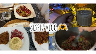 Sessiz Vlog Akşam Yemeği En Doğalından En Acemisinden Şamyemeği Şfetedüş