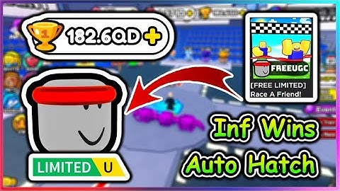 [UGC LIMITED] Roblox Race A Friend Script - Infinite Wins | Auto Hatch
