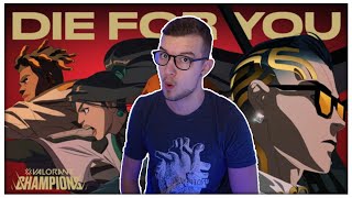 DEEP! | Die For You ft. Grabbitz - VALORANT Champions 2021 REACTION (Agent Reacts)