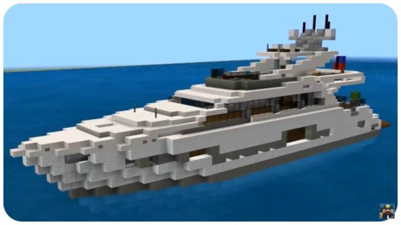 minecraft yacht schematic