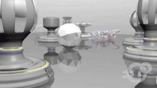 Glass chrome and mirrors blender3d screenshot 4