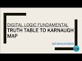 Truth Table to Karnaugh Map | More useful content in description👇| @LastBenchStudents3 #video #study