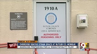 Overdose deaths strain space at Butler County morgue