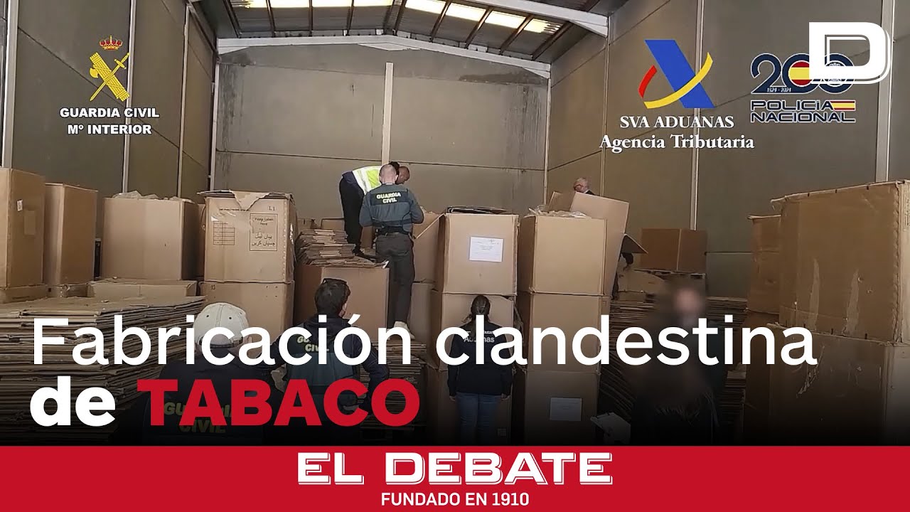 Cae en Alicante una red internacional dedicada a la fabricación clandestina de tabaco
