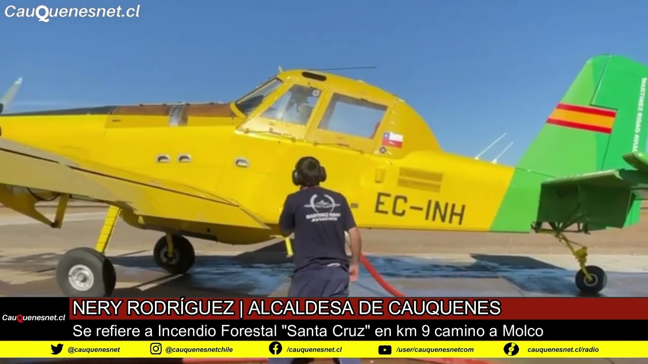Alcaldesa de Cauquenes, Nery Rodríguez, se refiere a incendio en km 9 camino a Molco