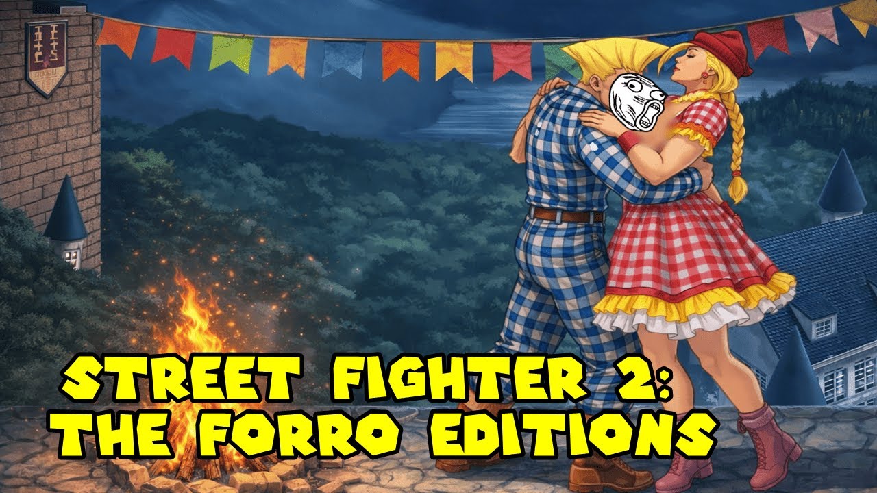 Street Fighter 2 virou FORRÓ? 🎮🪗 | Guile’s Theme