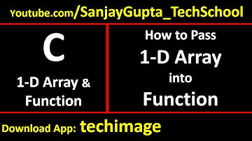 How to pass an array into a function in c programming | by Sanjay Gupta