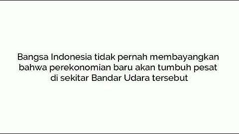 Dahulu Kala Saat Bandarudara Soekarno Hatta di bangun tahun 1985