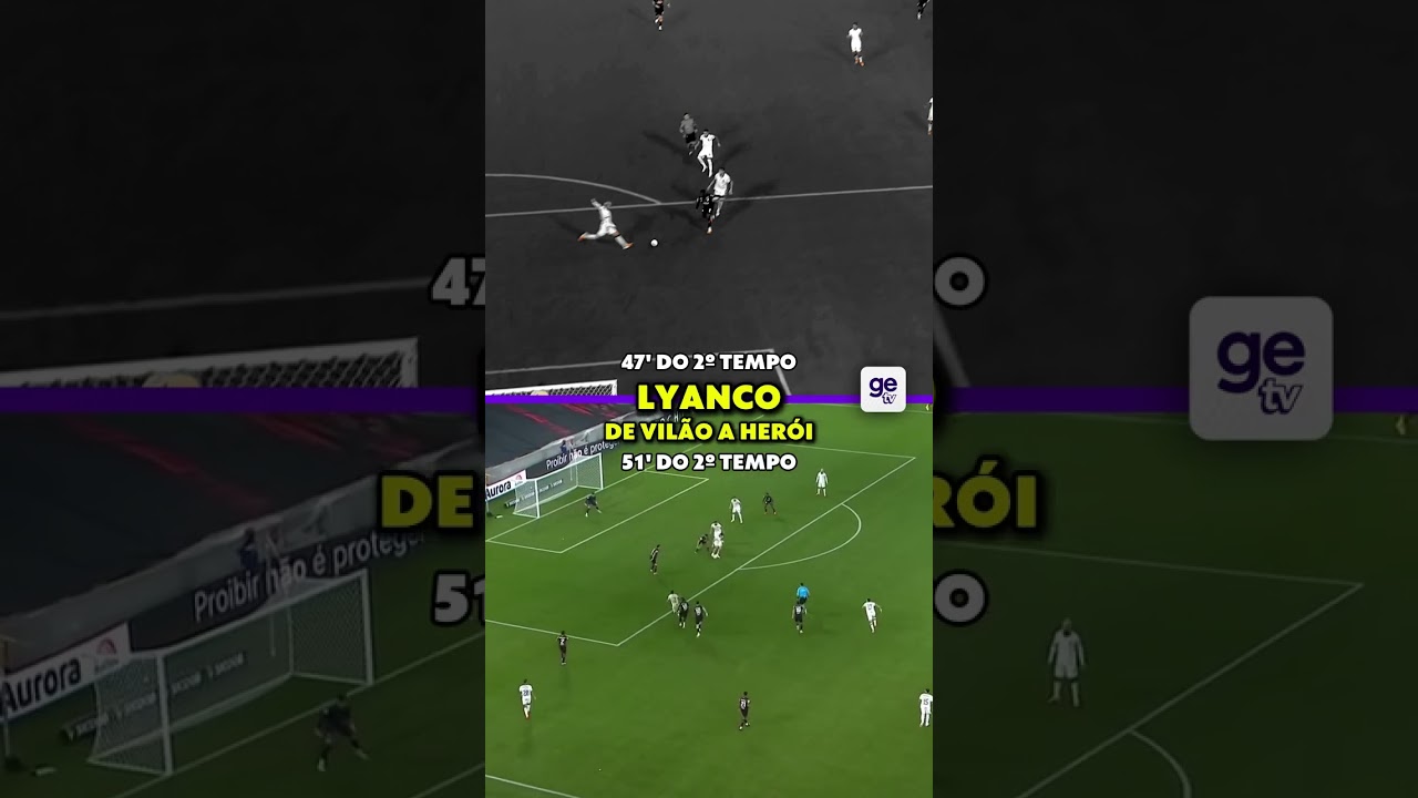 QUE NOITE PARA O ZAGUEIRO LYANCO!😳 | #shorts | ge tv