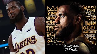 NBA 2K19 LeBron James 1st Screenshot and Rating!